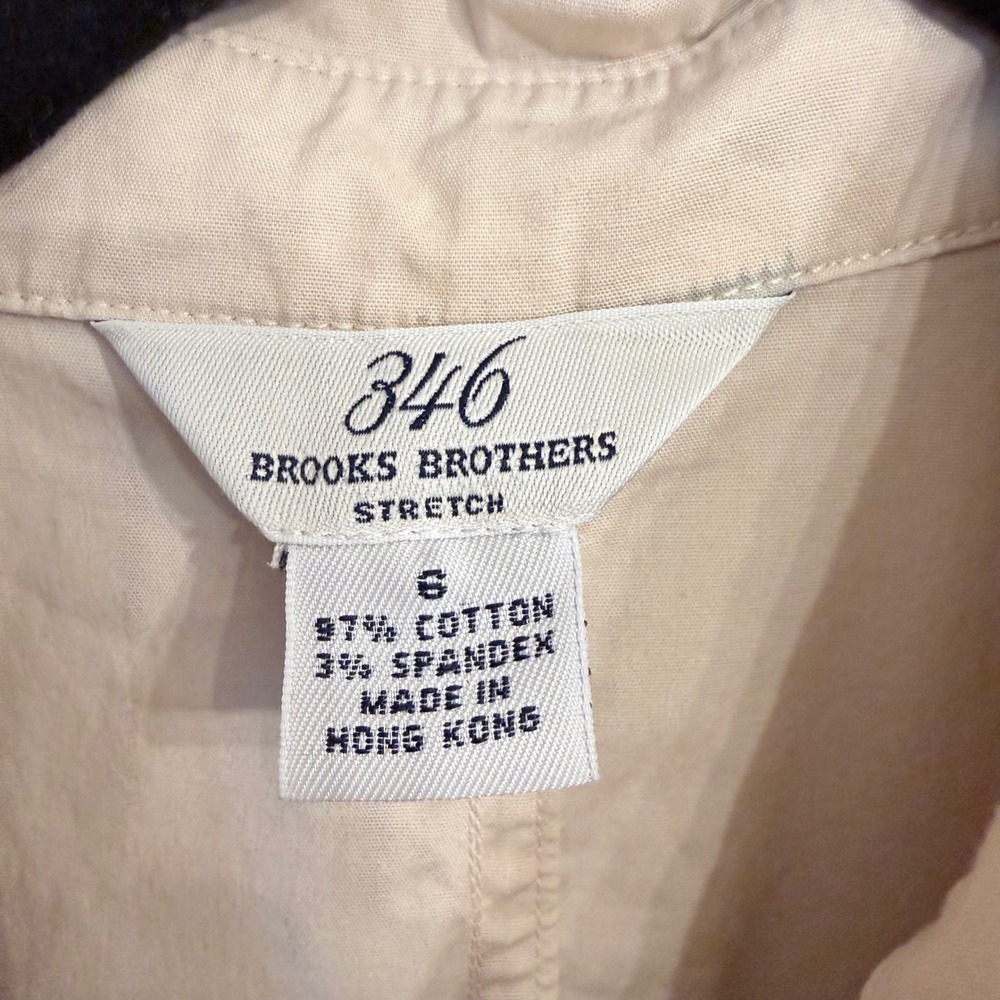 Brooks Brothers 346 Womens Sleeveless Cotton Stretch Safari‎ Shirt Dress 6 - Picture 4 of 6